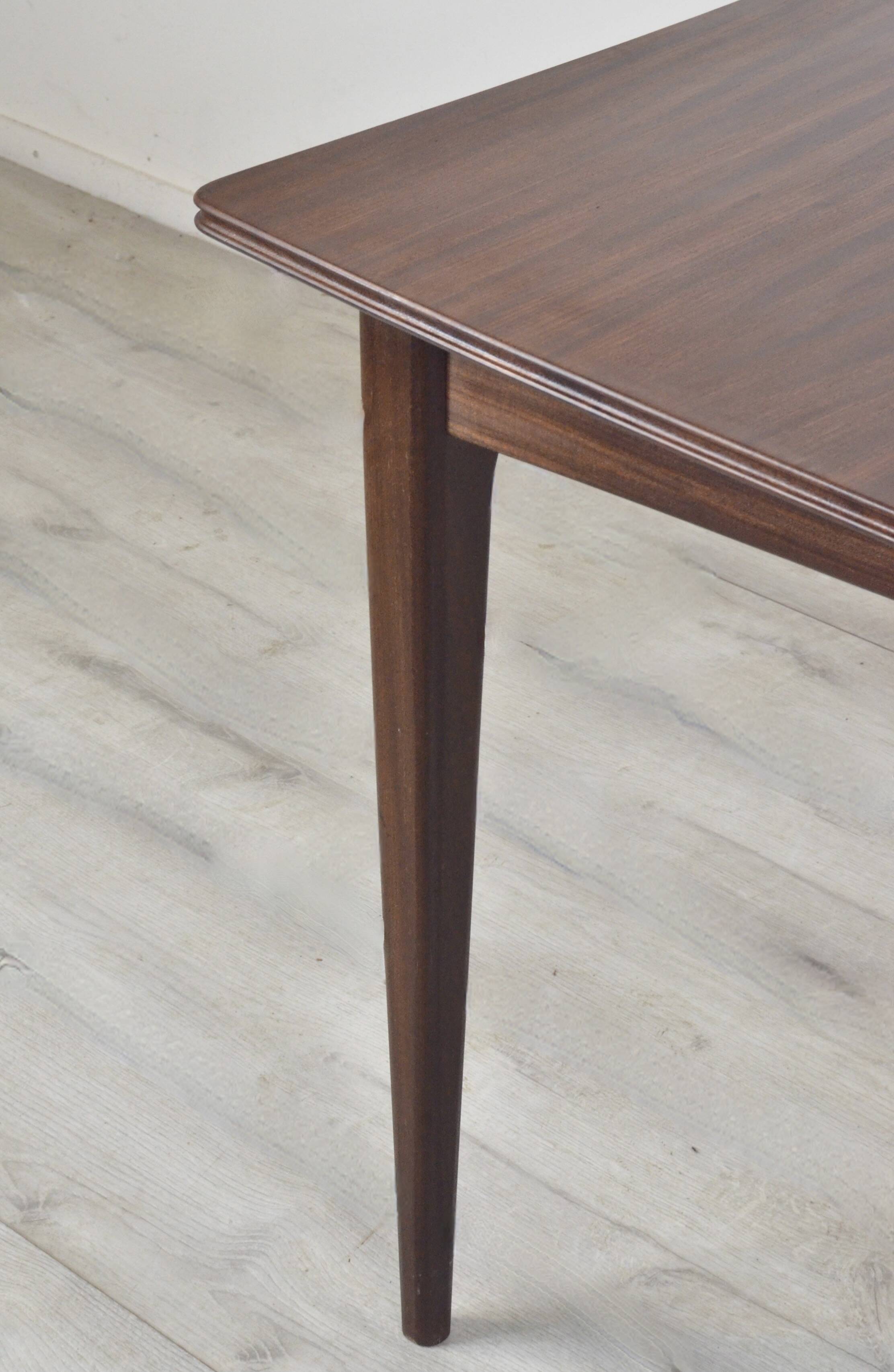 Stunning vintage midcentury richard hornby extending afromosia dining table