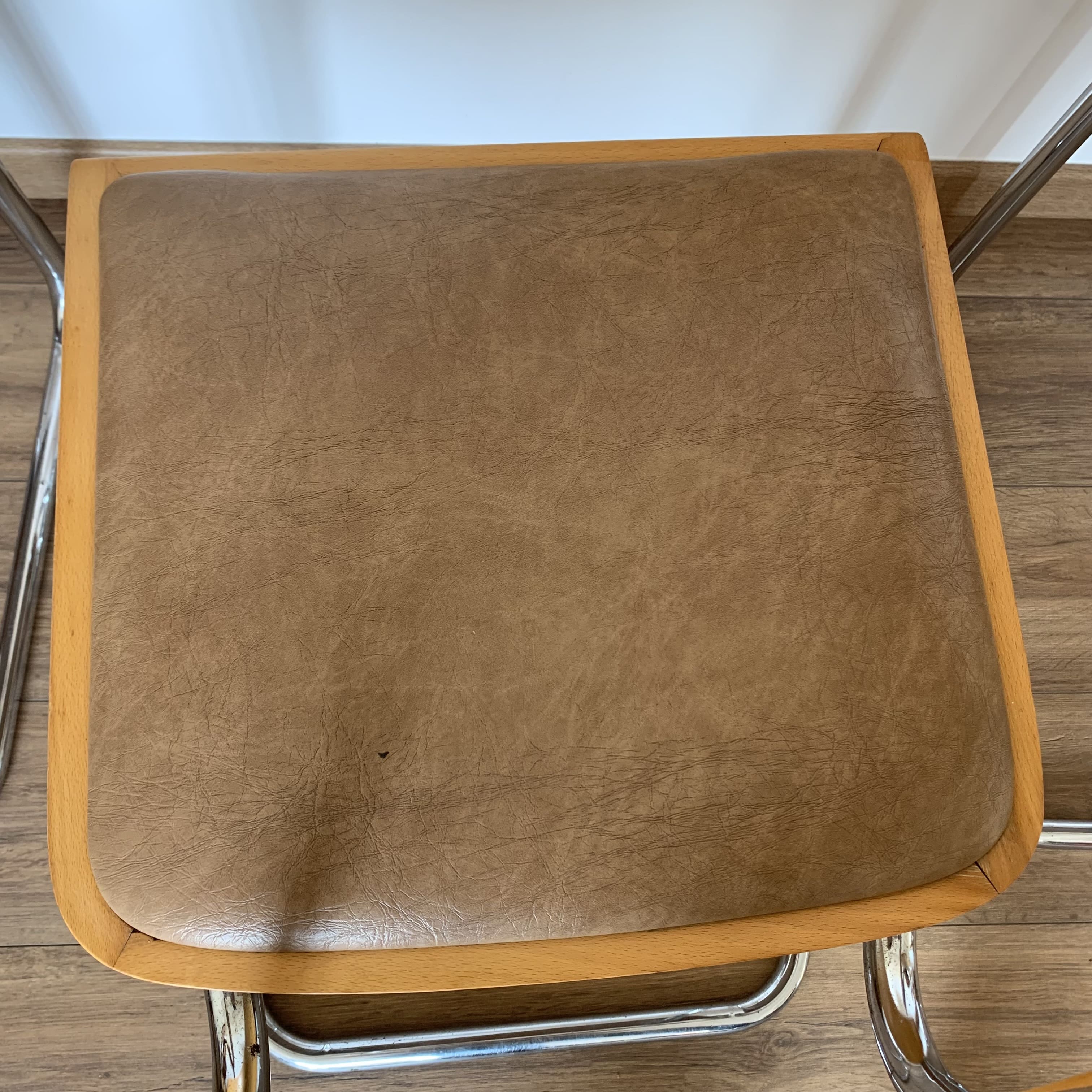 Pair of armchairs B64 by Marcel Breuer