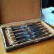 12 Christofle silver metal knives