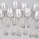 Cailar Bayard, 12 dessert spoons, 24 pieces model Contours.