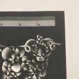 Mario avati (1921-2009), merinos, black manner, 1970