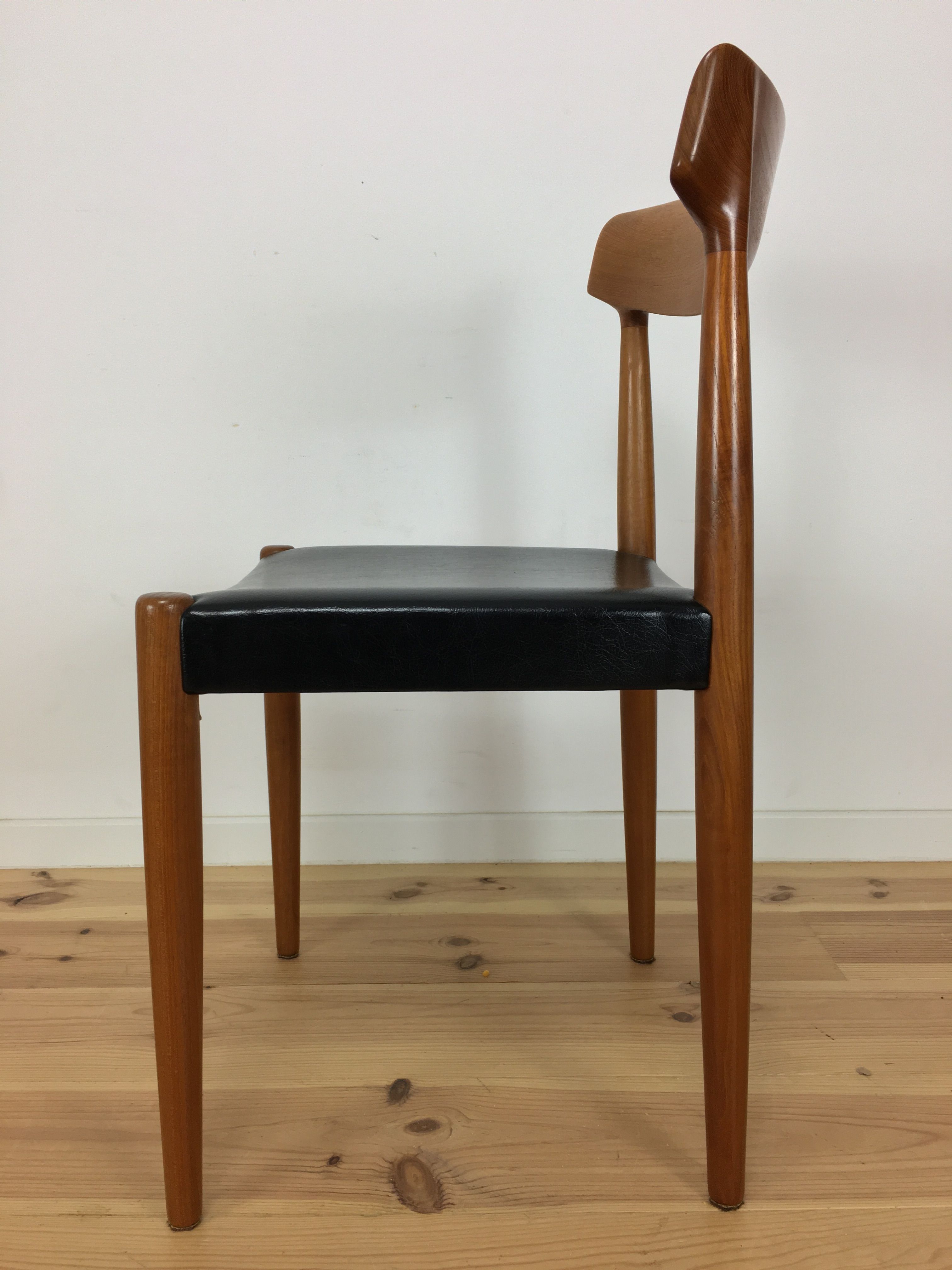Chaise 343 par Knud Faersch pour Slagelse Mobelvaerk, scandinave, danoise