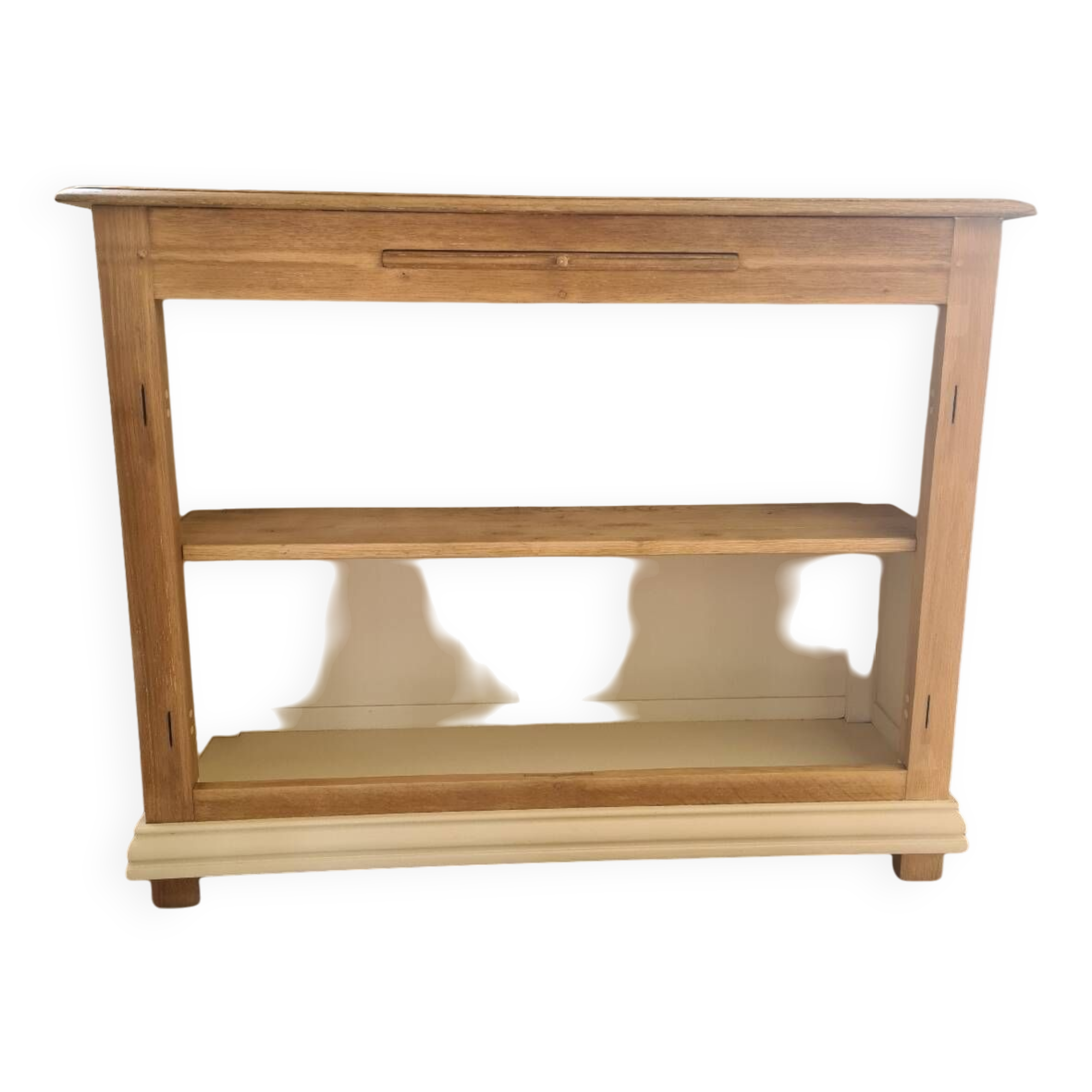 Console or solid oak entrance furniture