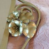 Big gold art deco mirror 69x85cm