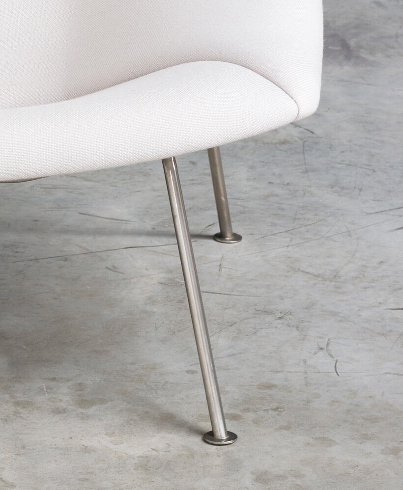 Pair of armchairs and ottoman Oyster F159 Artifort Pierre Paulin