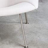 Pair of armchairs and ottoman Oyster F159 Artifort Pierre Paulin