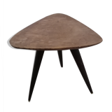Extra table wood tripod feet compas vintage