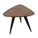 Extra table wood tripod feet compas vintage