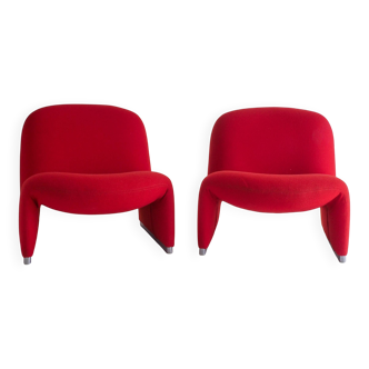 Set of 2 Alky Chairs by Giancarlo Piretti for Anonima Castelli