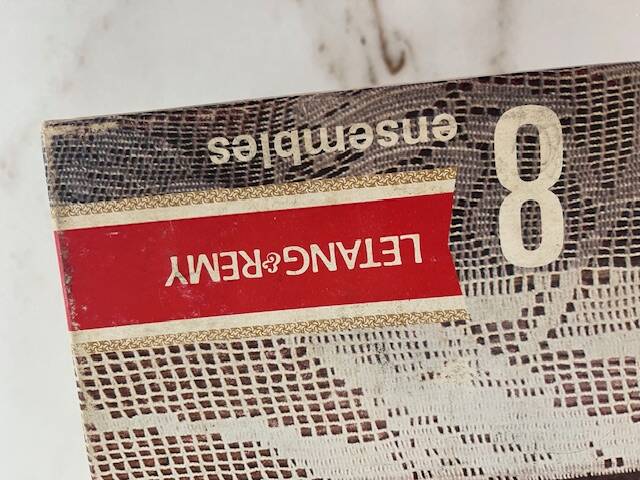 8 ice cream cups and spoons 80s design letang remy