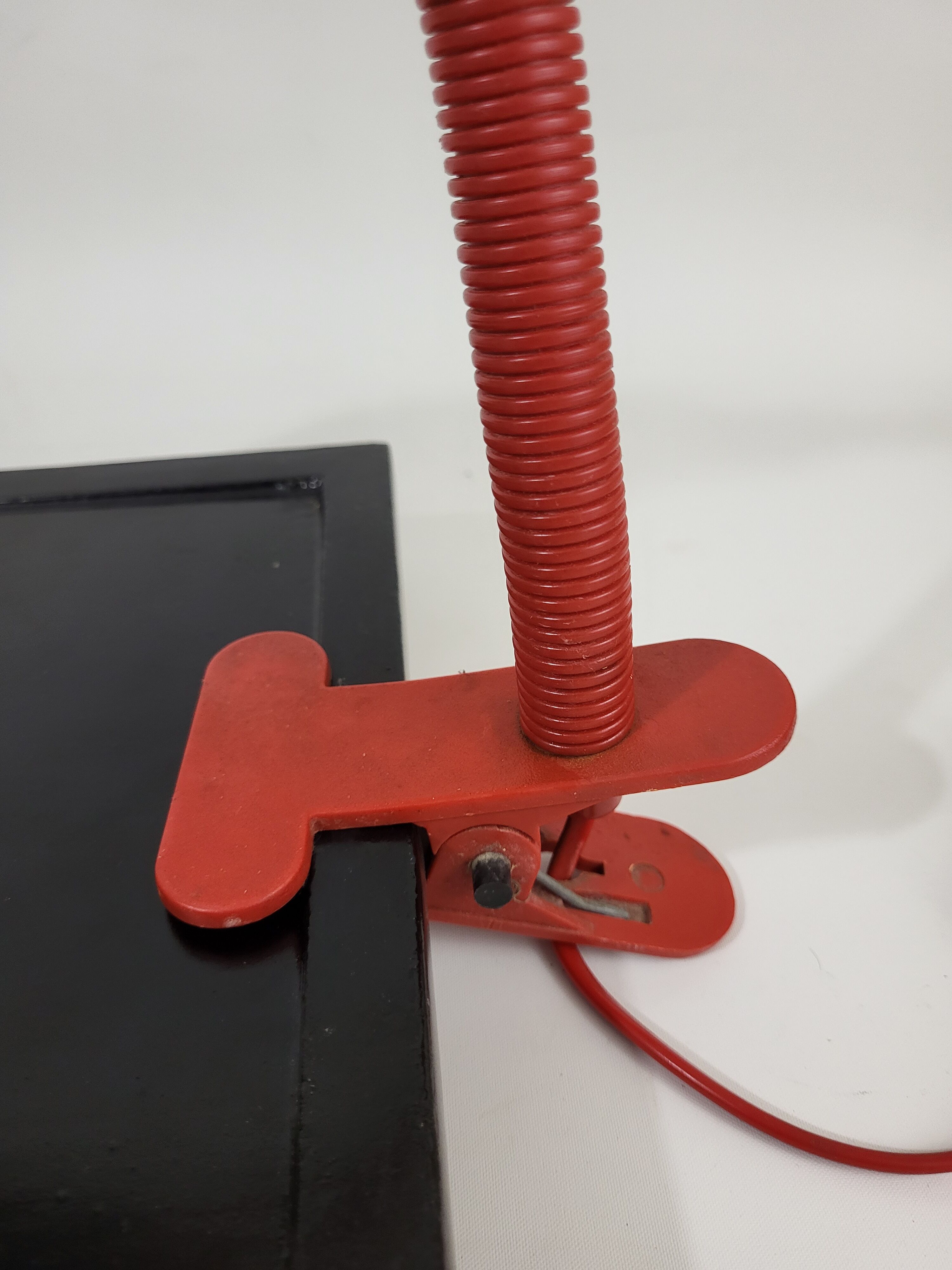 Vintage metal desk clip lamp
