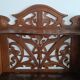 Art Nouveau openwork wooden shelf