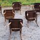 Set de 6 chaises de bistrot Baumann vintage des années 60