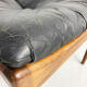 Danish Leather and Rosewood 'Modus' Ottoman by Kristian Vedel, c.1960