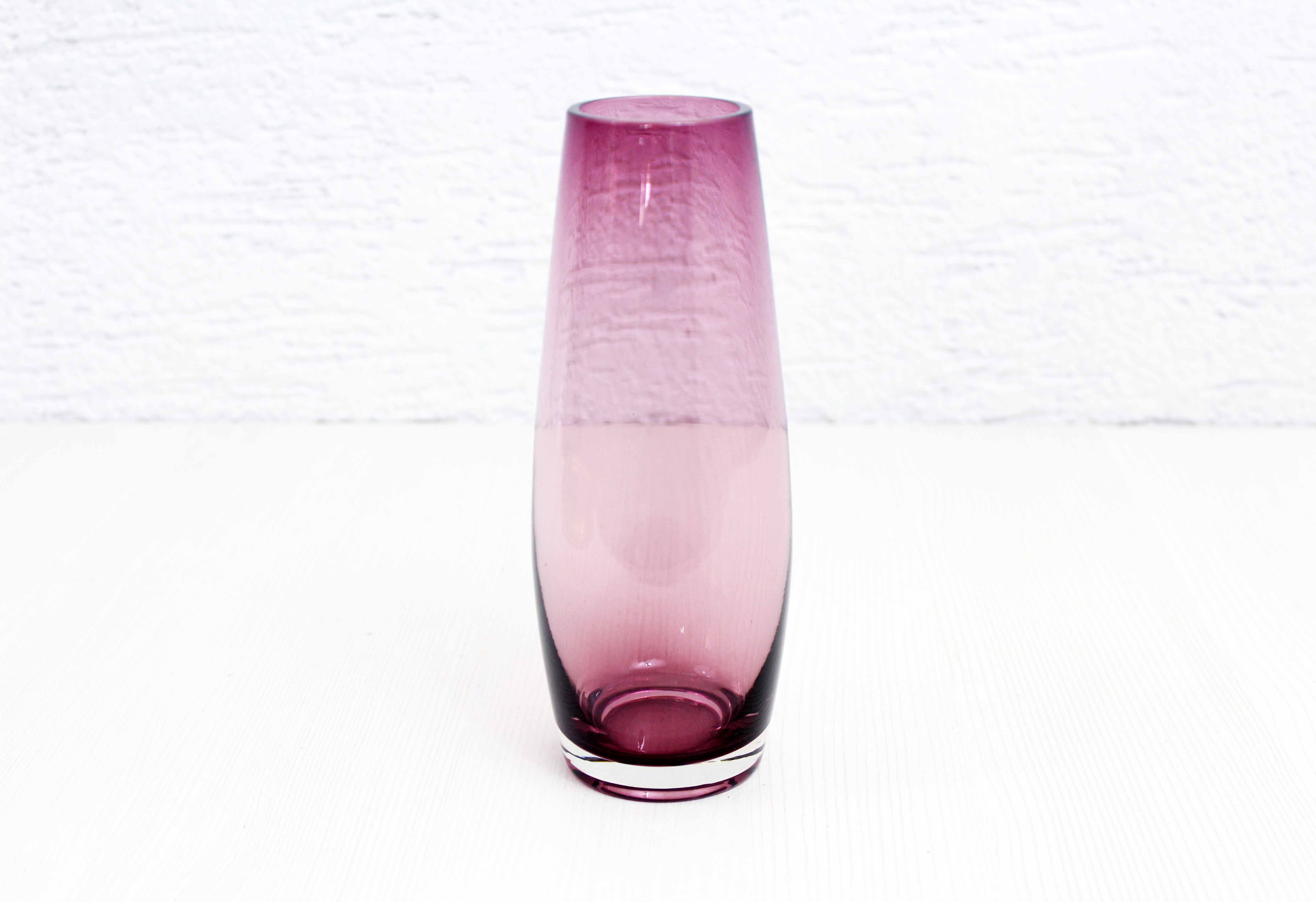 Purple vintage vase