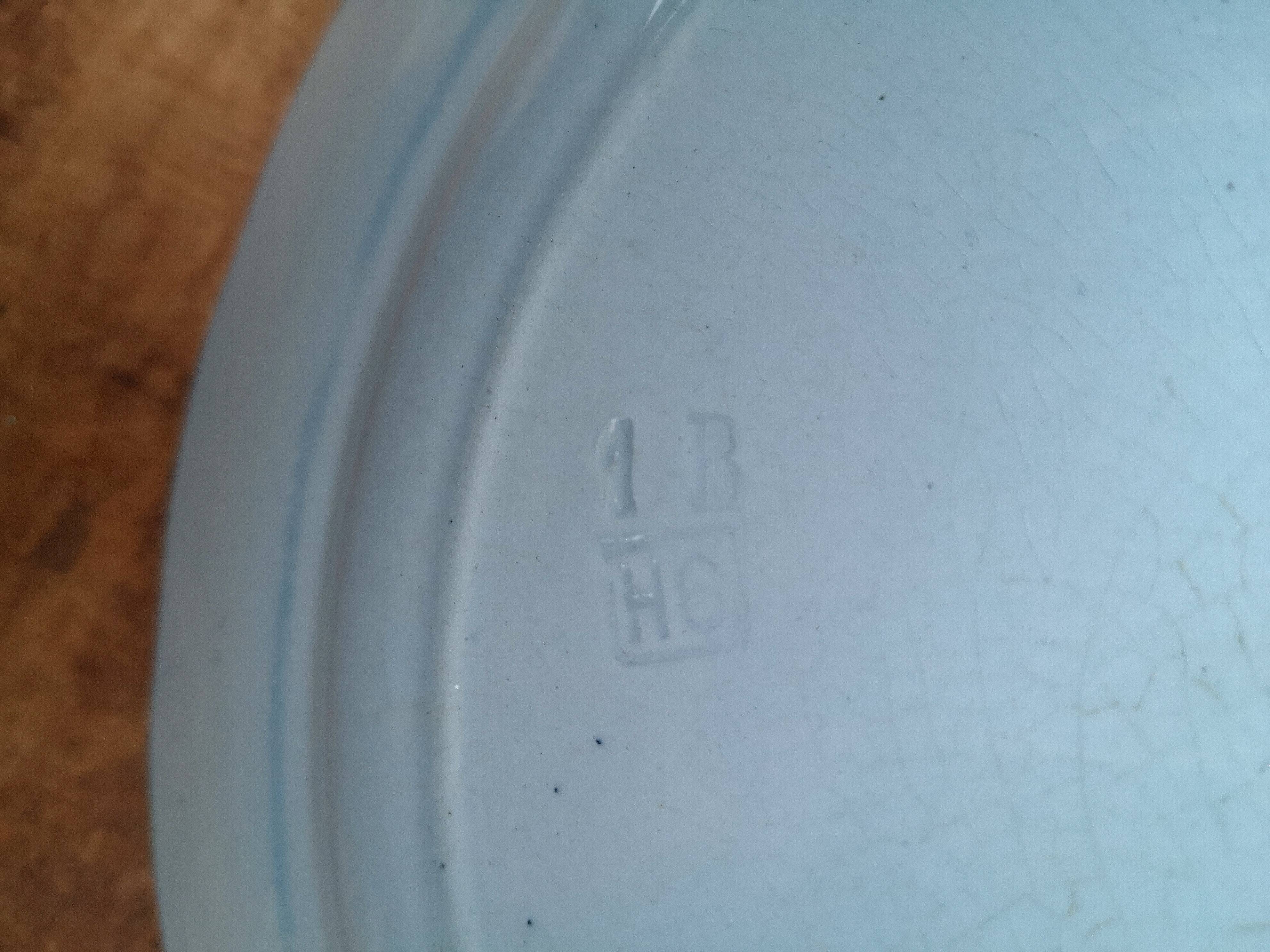 Very rare old ironstone plate