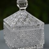 Set of glass candy jars/boxes