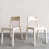 Paire chaises design Henry Massonnet