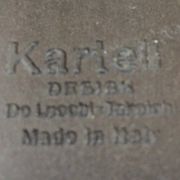 Michele De Lucchi & Tadao Takaichi for Kartell. Black plastic coat rack "Segmenti". Italy. 1989