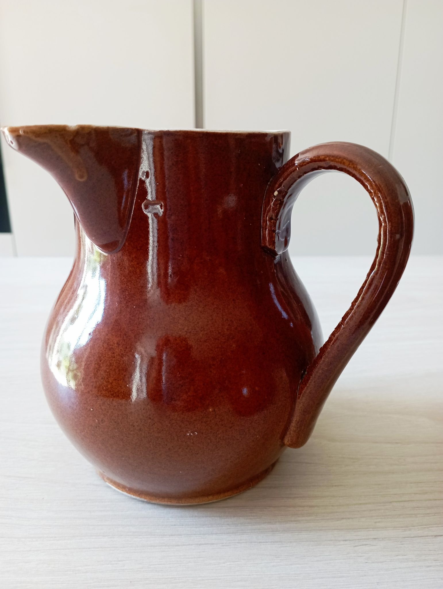 Set of 3 antique pitchers