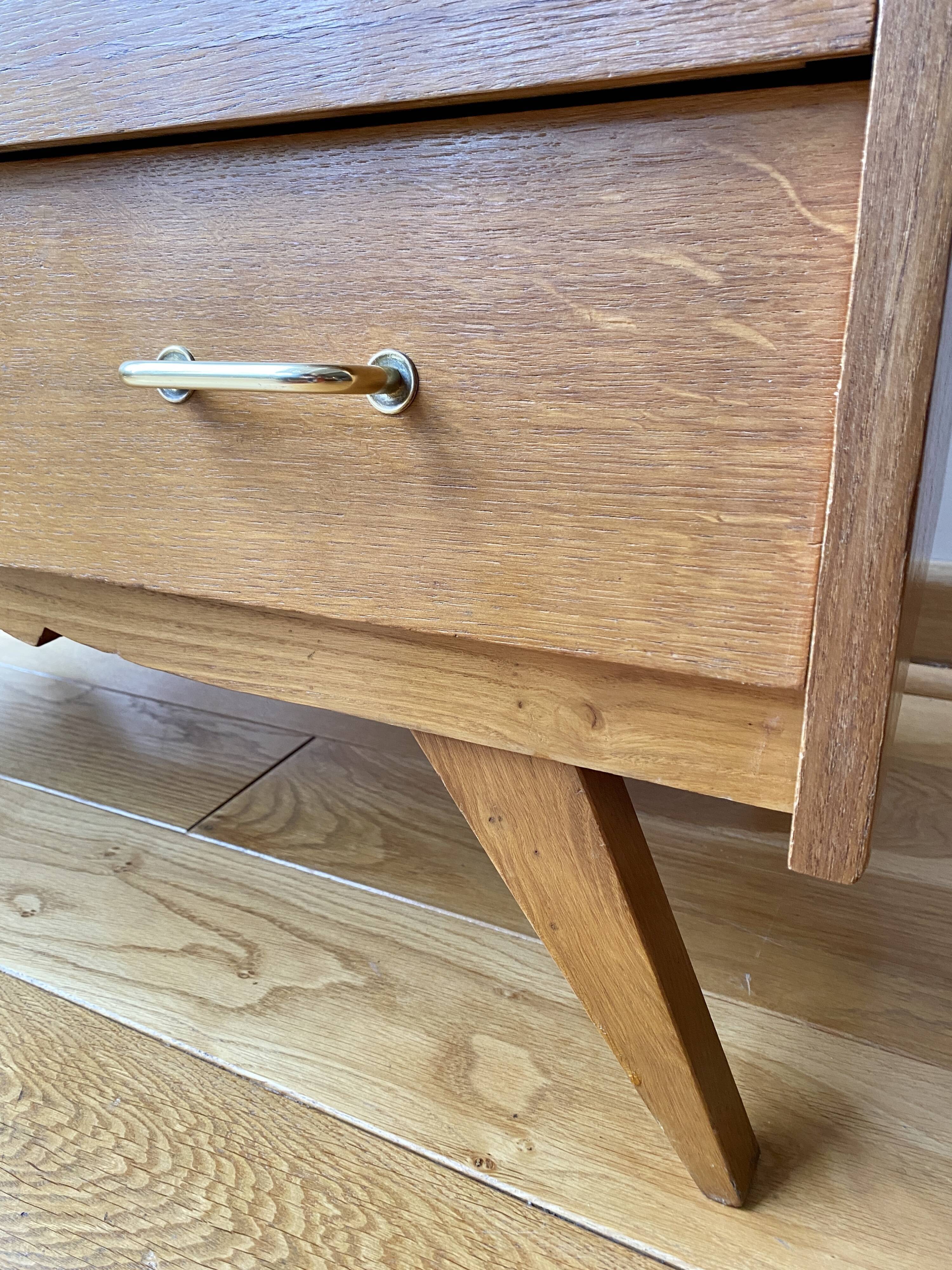 Chest of drawers vintage feet compass