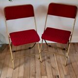 Set of two Lafuma folding chairs