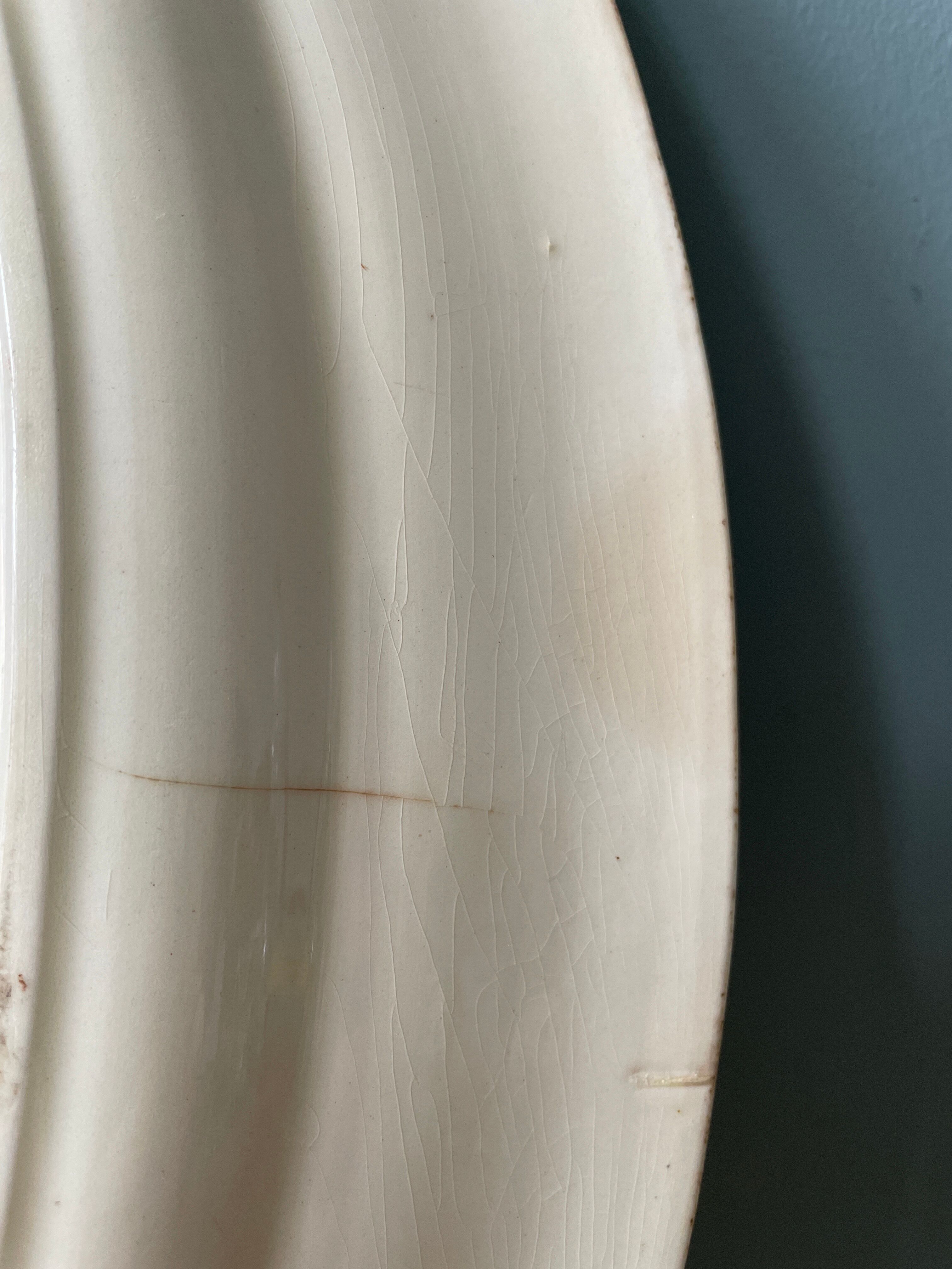 Oval flat iron earth, XIXth century