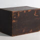 Antique chest painted in pine wood – China, circa 1900