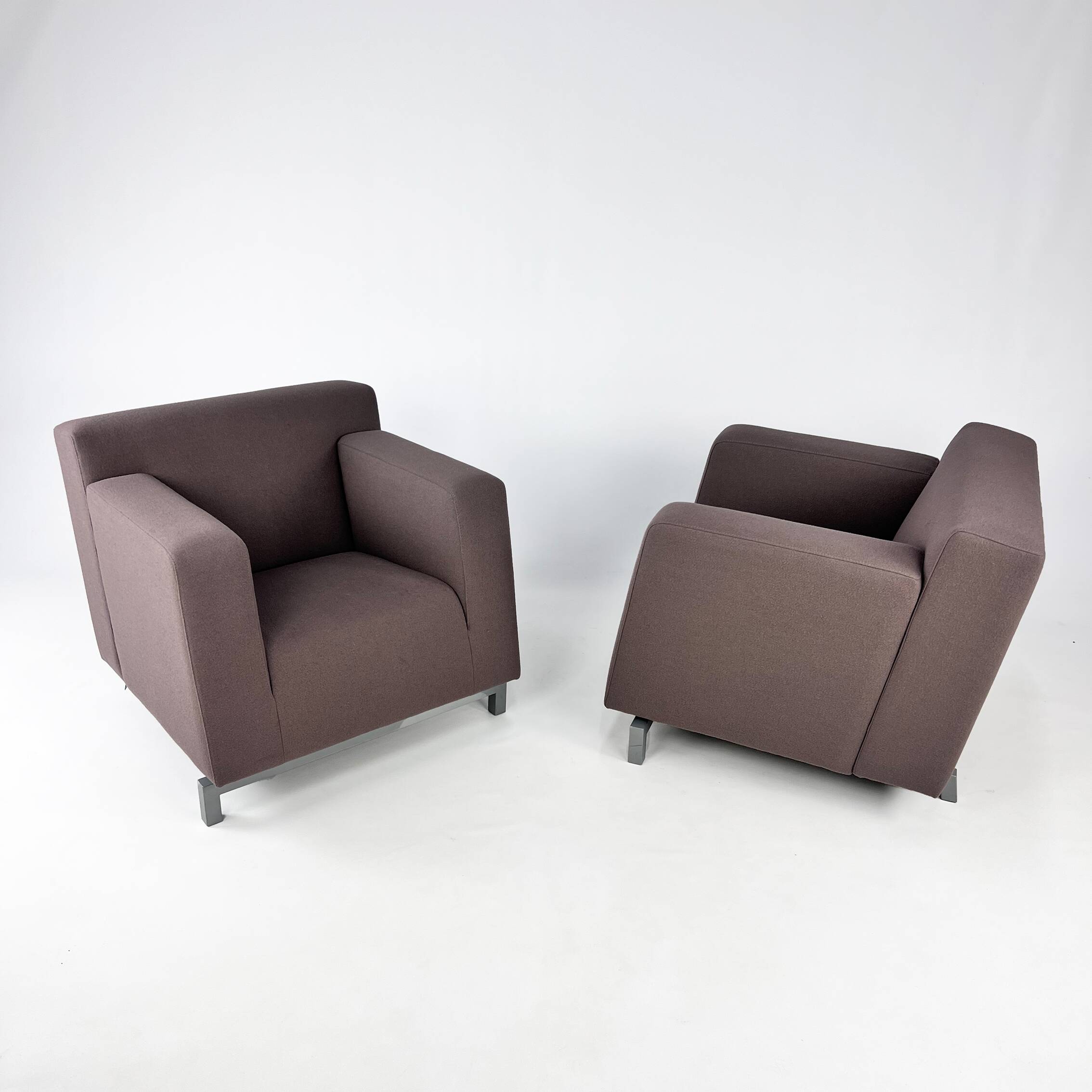 Set of 2 Pastoe Roots Lounge Chairs by Hannes Wettstein, 1998