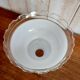 Abat jour opaline avec dorure