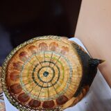 Peacock-shaped basket