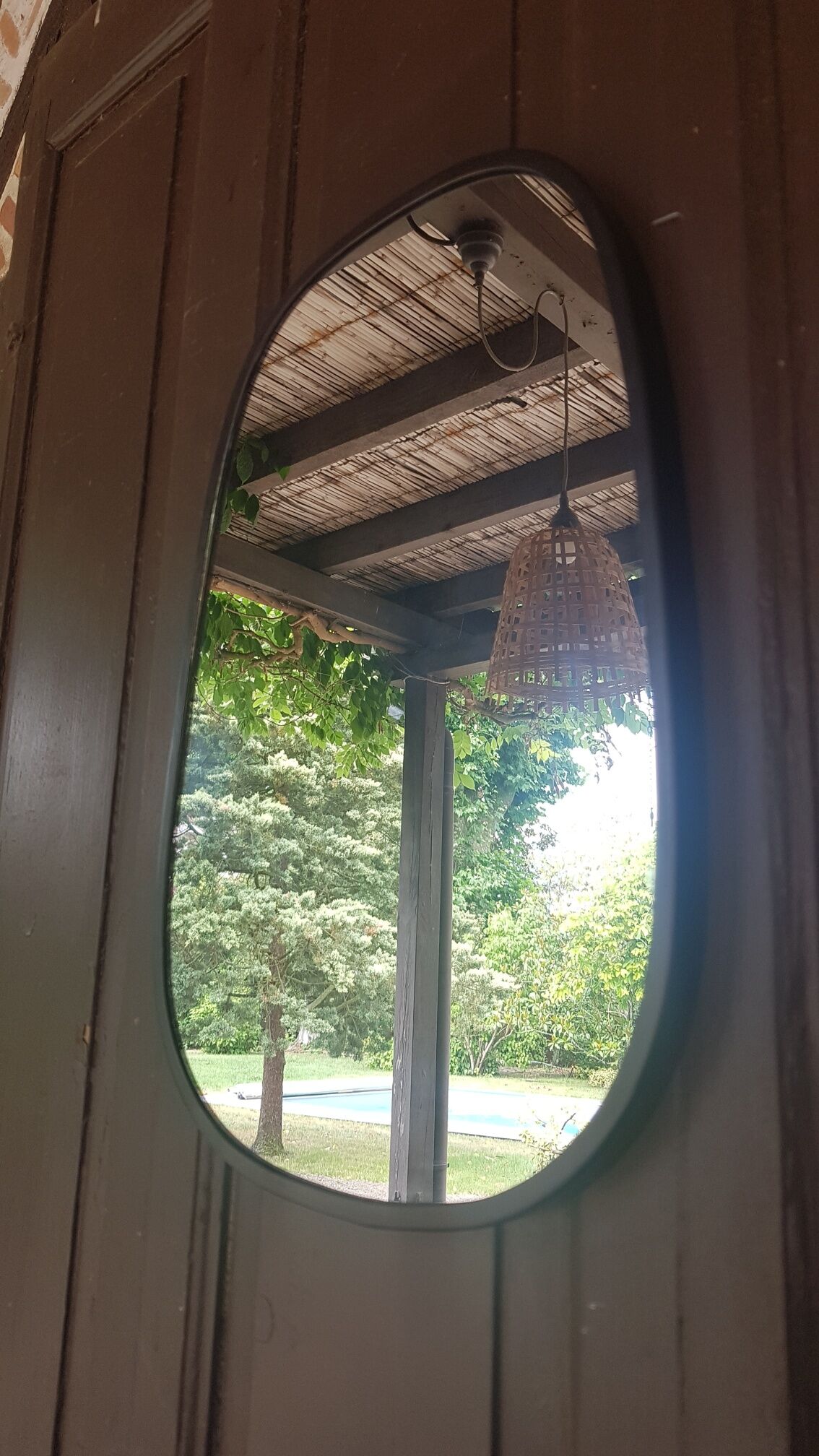 Black freeform mirror