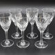 6 glasses of crystal wine saint louis model chantilly H 14 cm signed