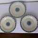 3 Gien dinner plates, Montmorency pattern 220606