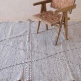 Kilim Rug Zanafi Gray - 300 x 186 cm