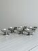 Set of 6 footed bowls