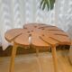 Table basse moderne en forme de feuille, table de salon minimaliste, meubles de cuisine et de salon