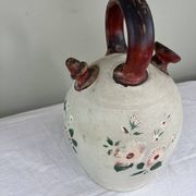 Gargoulette en grès décoré