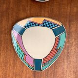 Postmodern Flash One Series coffee service, plates, cups, saucers by Dorothy Hafner for Rosenthal, 1980s, Set of 6