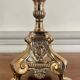Paire de lampe de table de style Louis XIV du 19ème siècle en métal argenté