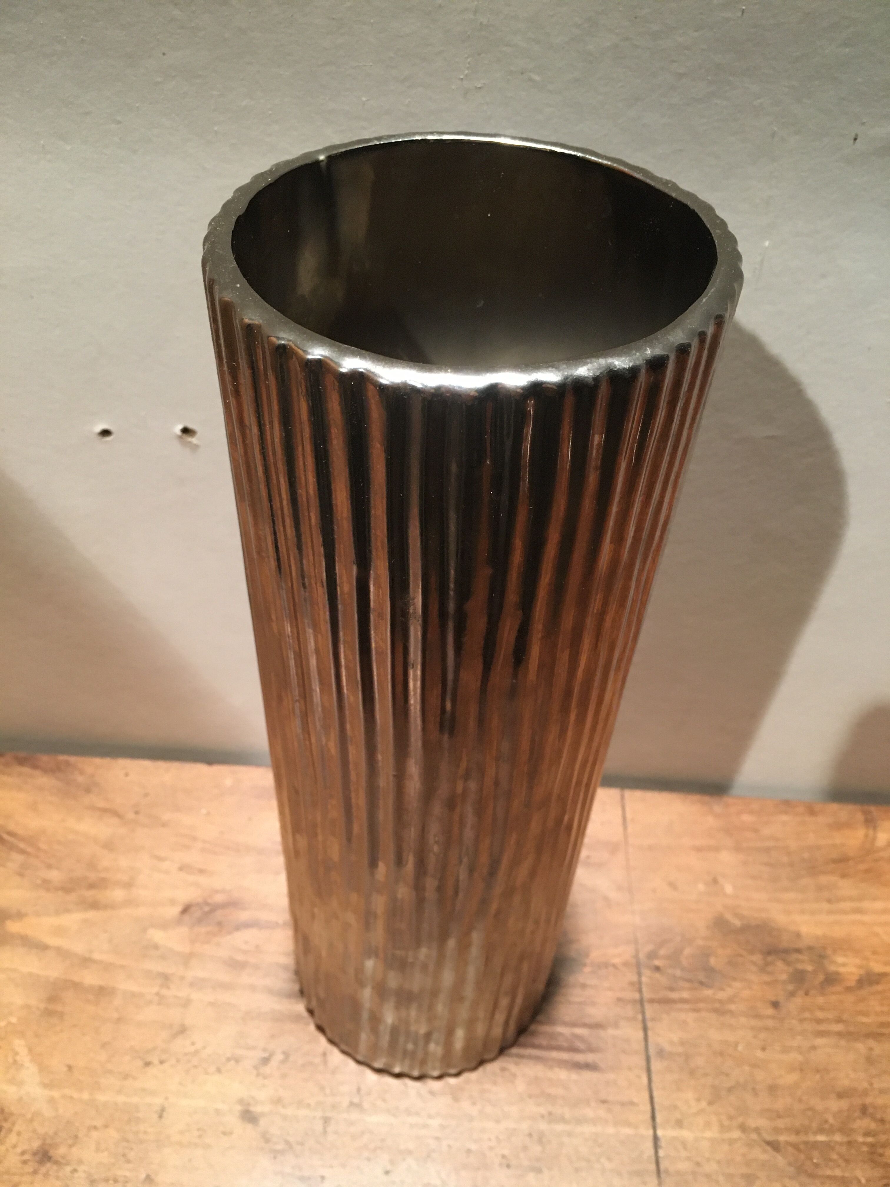 Stainless steel ceramic vase