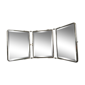 Miroir de barbier tryptique 22,5 x 57cm