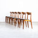 60s Schionning and Elgaard teak dining chair for Randers set/6