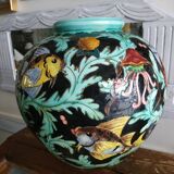 Vase Monaco décor poissons