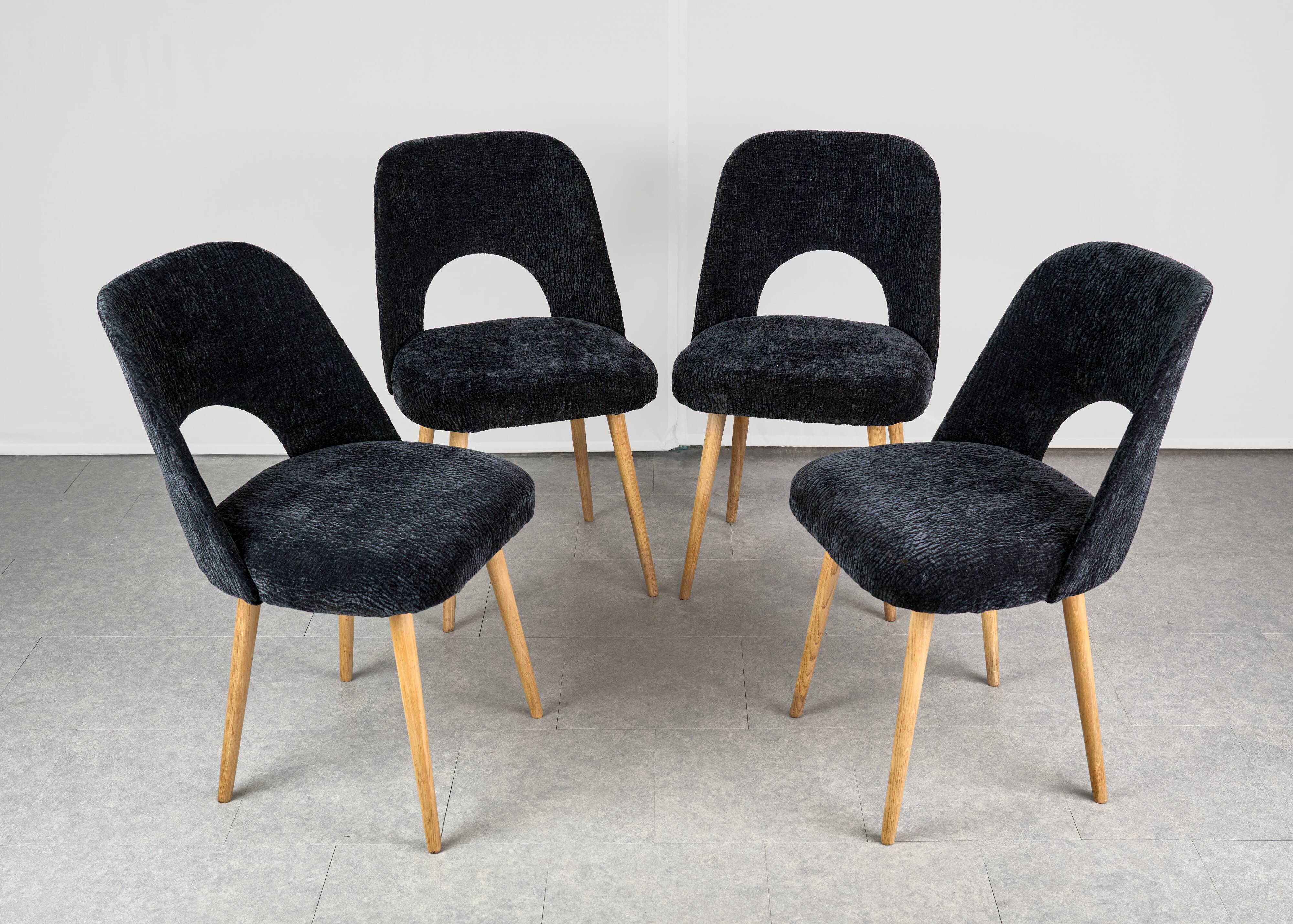 Dining Chairs by Oswald Haerdtl, 1960s, Czechoslovakia