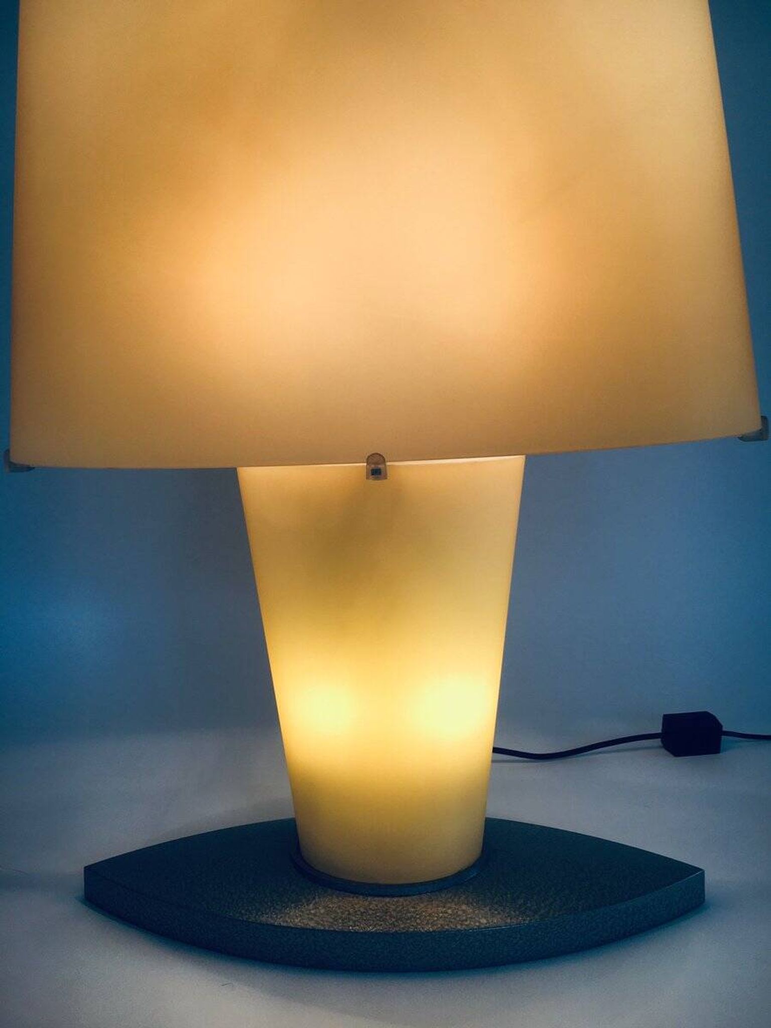 Postmodern Glass Table Lamp attributed to Daniela Puppa for Fontana Arte, 1980s