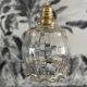 Vintage amber glass chandelier
