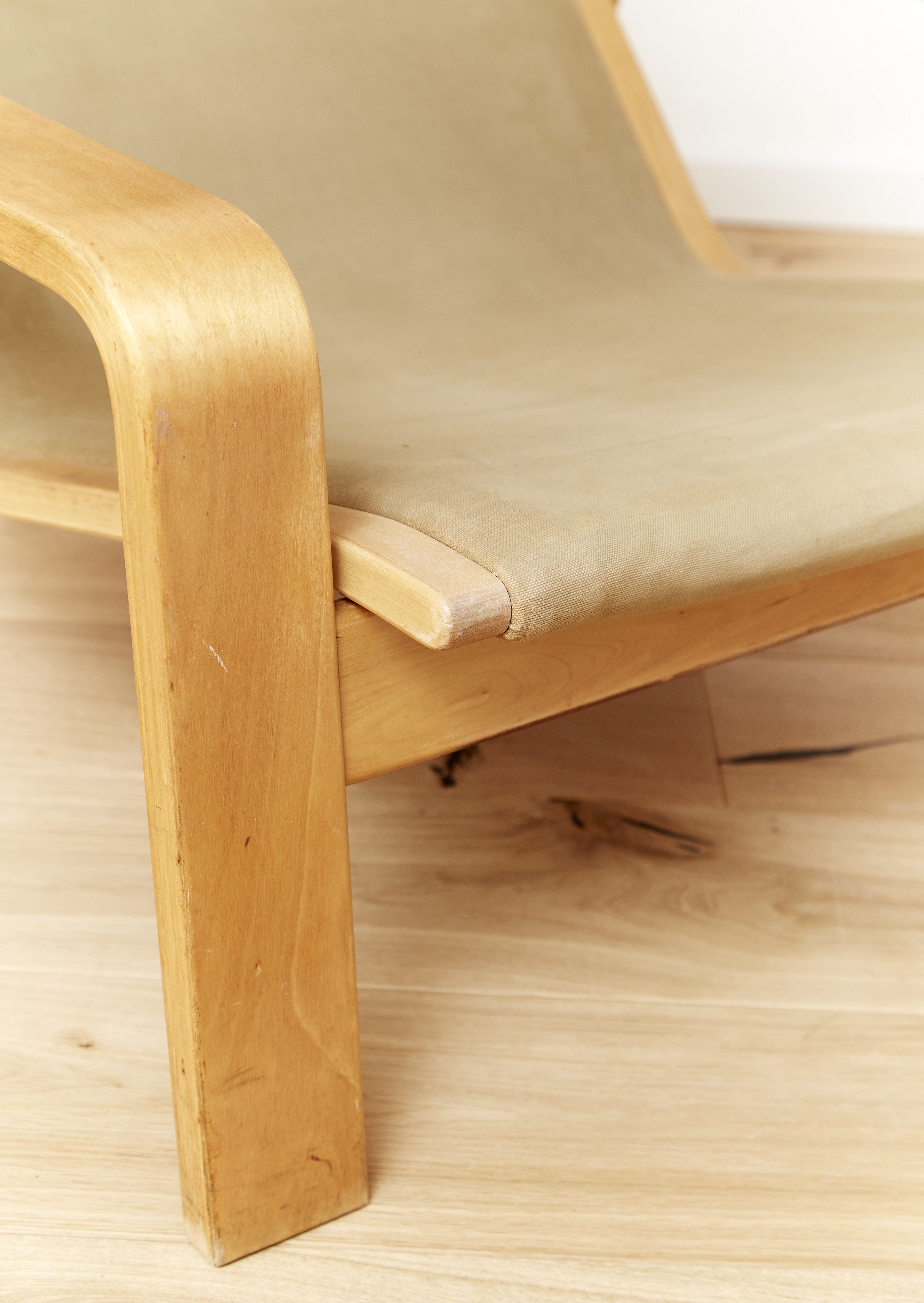Mid-Century Pulkka lounge chair by Ilmari Lappalainen for Asko