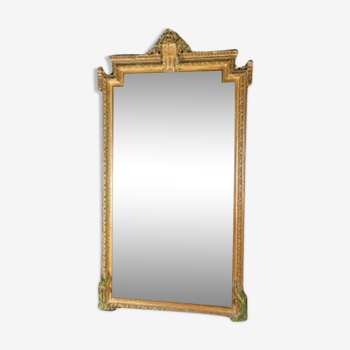 Louis XVI-style chimney mirror Circa 1900 106x187cm