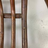 Rattan and bamboo armchair